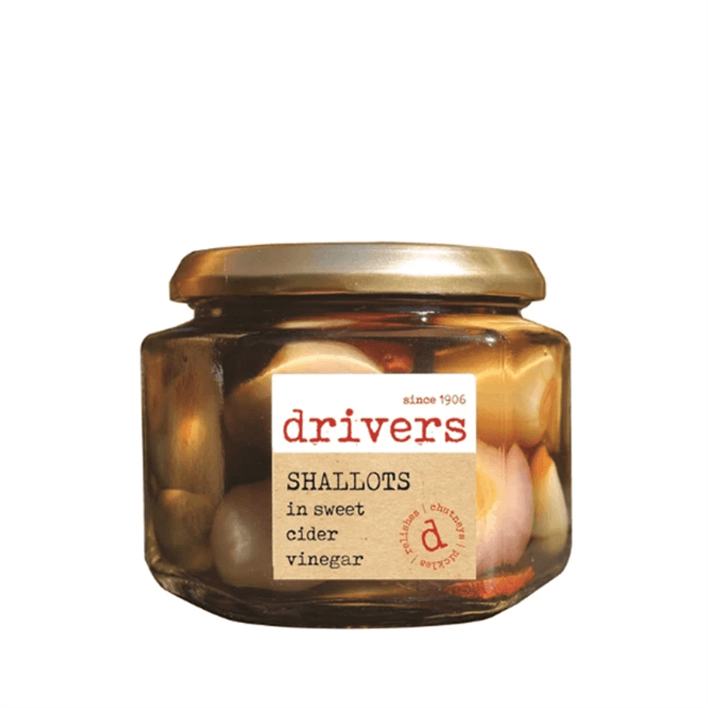 Drivers Shallots In Sweet Cider Vinegar 350g